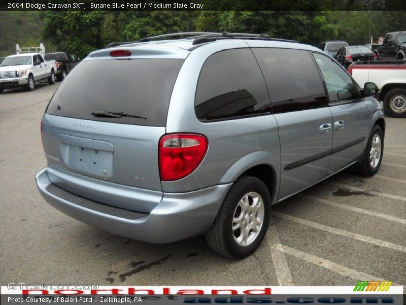 Butane Blue Pearl / Medium Slate Gray 2004 Dodge Caravan SXT