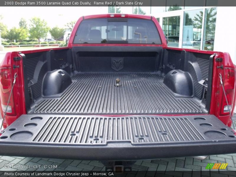 Flame Red / Dark Slate Gray 2003 Dodge Ram 3500 Laramie Quad Cab Dually