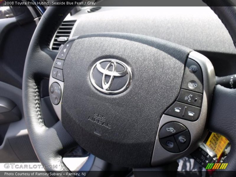 Seaside Blue Pearl / Gray 2008 Toyota Prius Hybrid