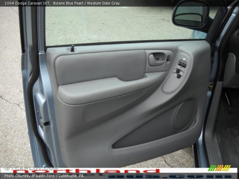 Butane Blue Pearl / Medium Slate Gray 2004 Dodge Caravan SXT