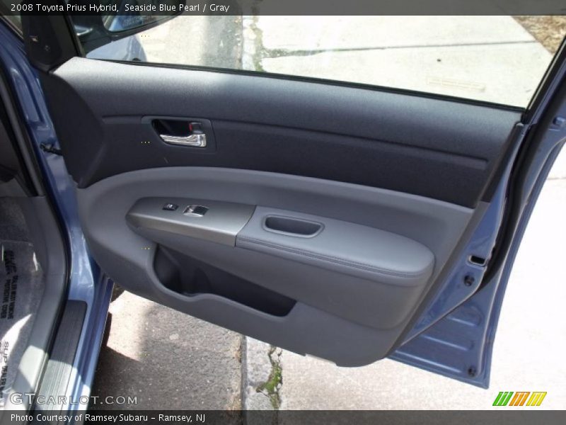 Seaside Blue Pearl / Gray 2008 Toyota Prius Hybrid