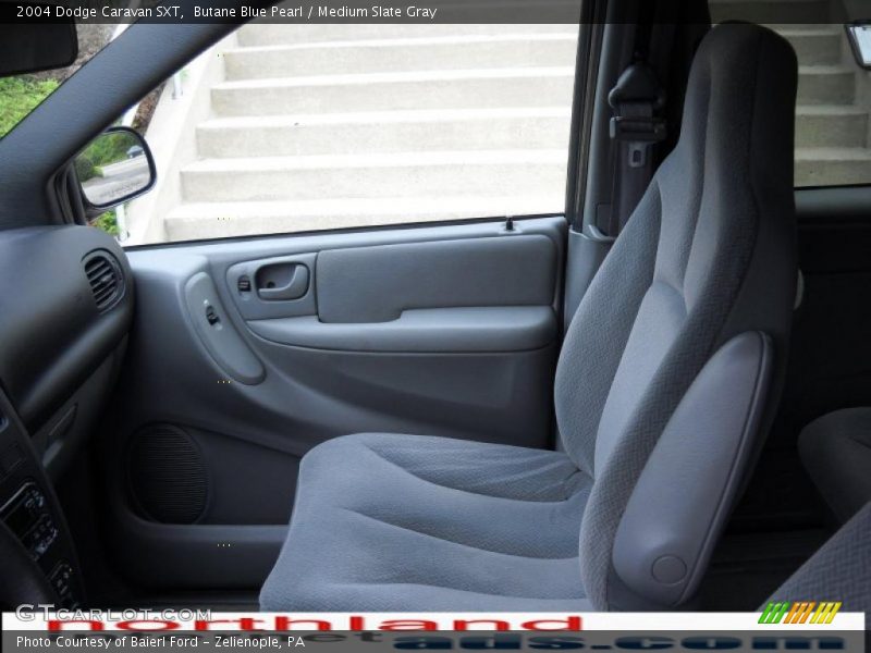 Butane Blue Pearl / Medium Slate Gray 2004 Dodge Caravan SXT