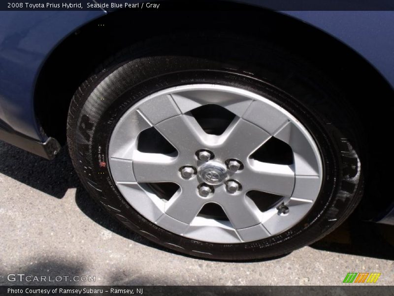 Seaside Blue Pearl / Gray 2008 Toyota Prius Hybrid