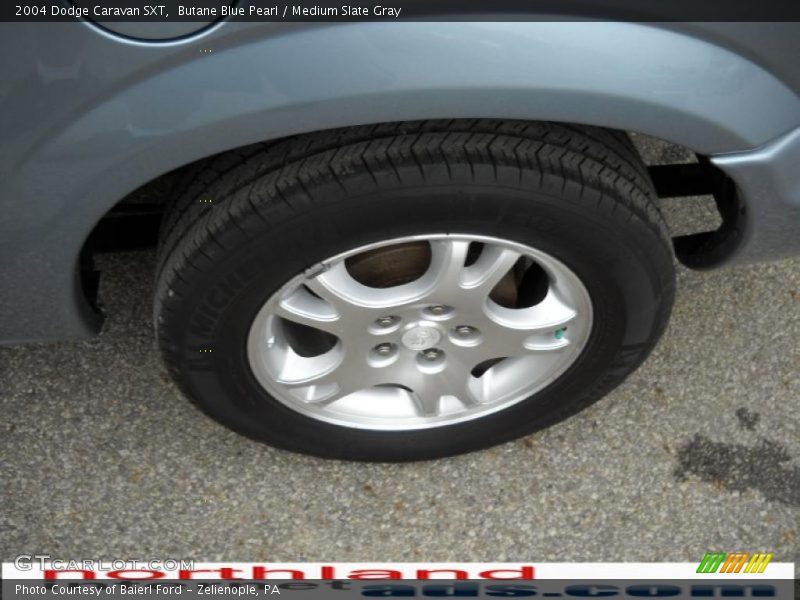 Butane Blue Pearl / Medium Slate Gray 2004 Dodge Caravan SXT