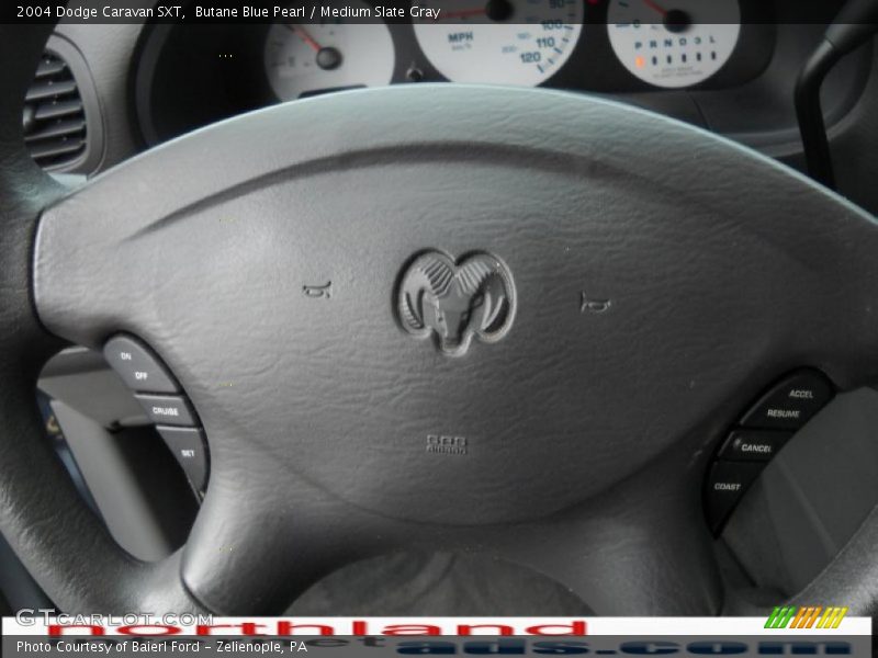 Butane Blue Pearl / Medium Slate Gray 2004 Dodge Caravan SXT