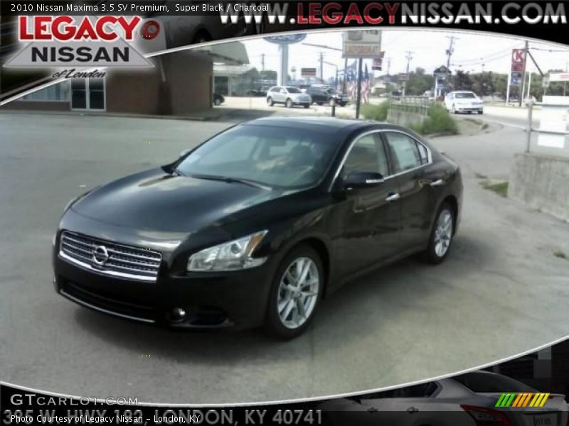 Super Black / Charcoal 2010 Nissan Maxima 3.5 SV Premium