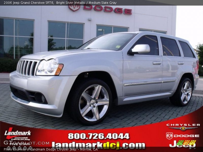 Bright Silver Metallic / Medium Slate Gray 2006 Jeep Grand Cherokee SRT8