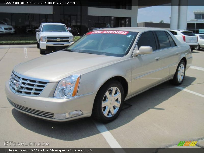 Gold Mist / Cashmere 2007 Cadillac DTS Luxury