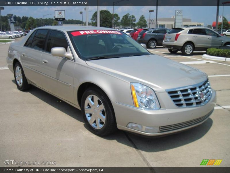 Gold Mist / Cashmere 2007 Cadillac DTS Luxury