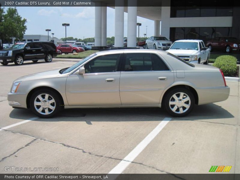 Gold Mist / Cashmere 2007 Cadillac DTS Luxury