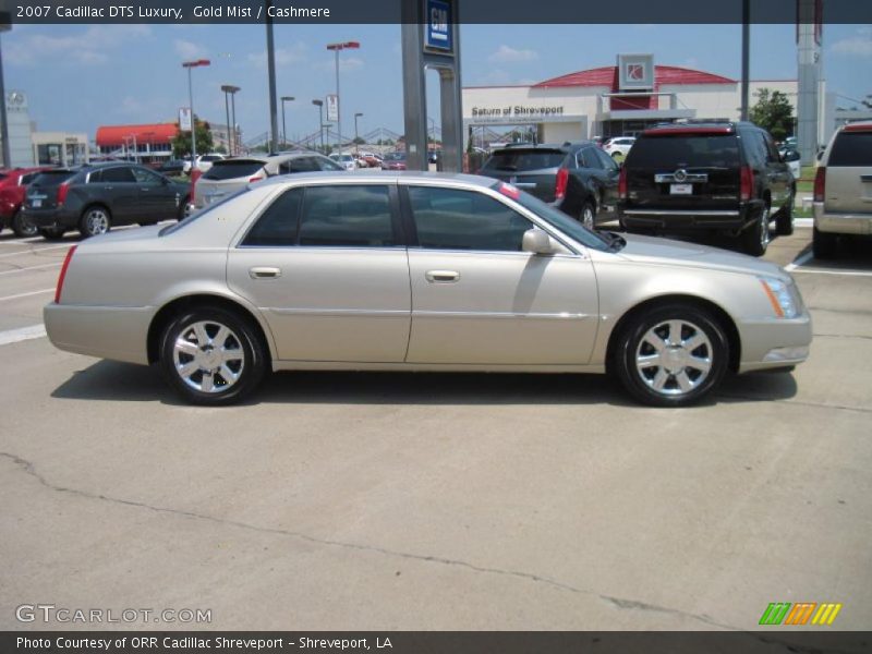 Gold Mist / Cashmere 2007 Cadillac DTS Luxury