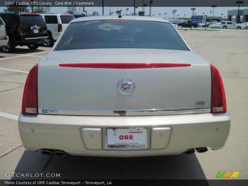Gold Mist / Cashmere 2007 Cadillac DTS Luxury