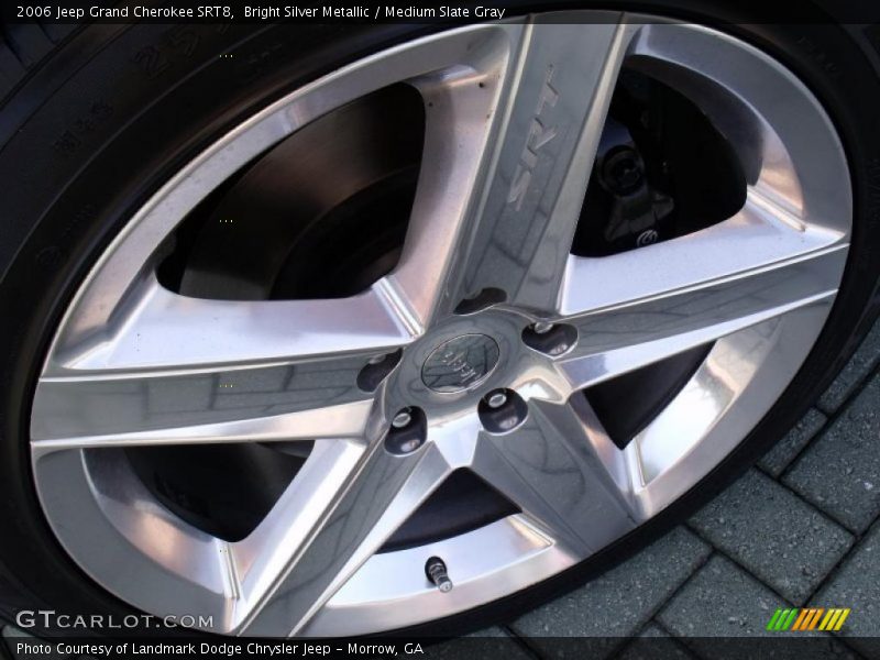 Bright Silver Metallic / Medium Slate Gray 2006 Jeep Grand Cherokee SRT8