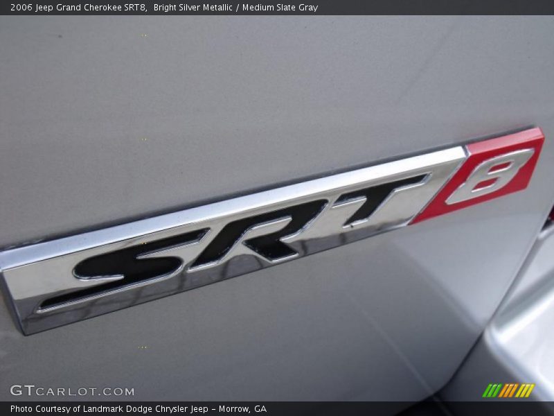 Bright Silver Metallic / Medium Slate Gray 2006 Jeep Grand Cherokee SRT8