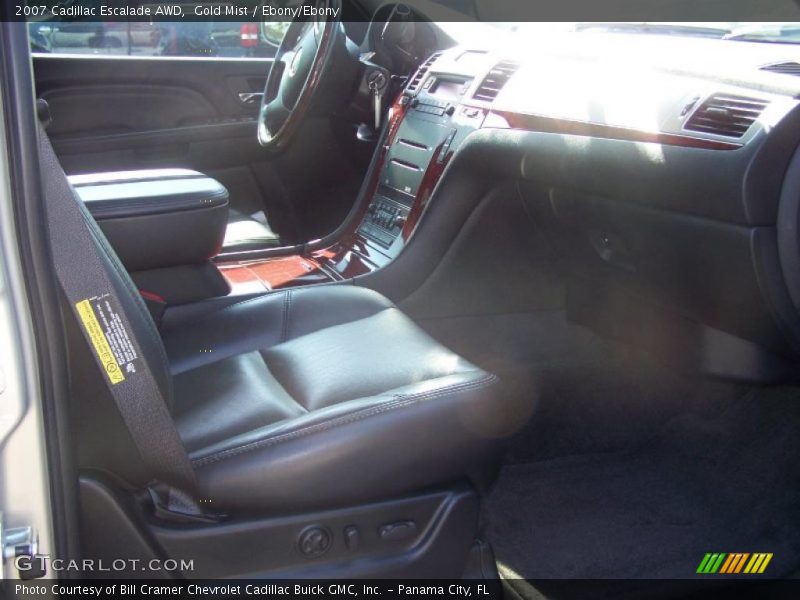 Gold Mist / Ebony/Ebony 2007 Cadillac Escalade AWD