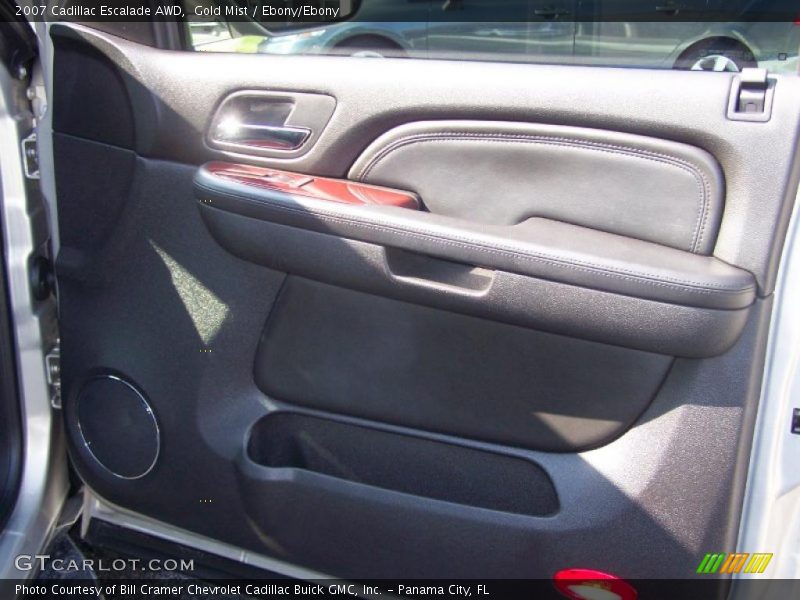 Gold Mist / Ebony/Ebony 2007 Cadillac Escalade AWD