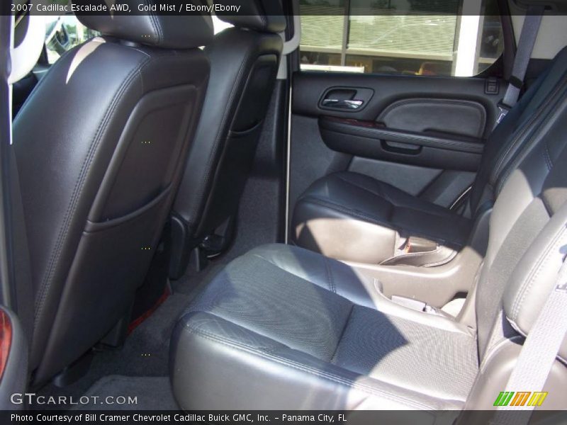 Gold Mist / Ebony/Ebony 2007 Cadillac Escalade AWD