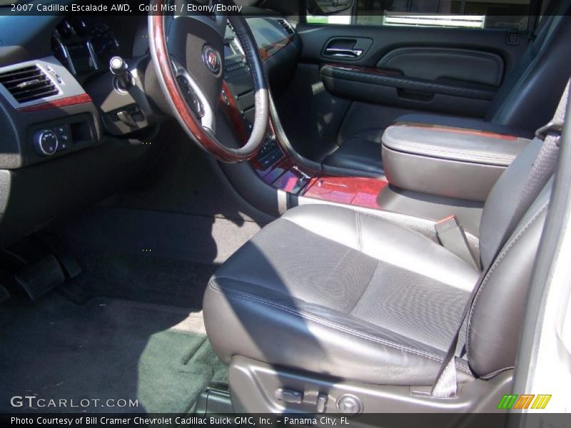Gold Mist / Ebony/Ebony 2007 Cadillac Escalade AWD