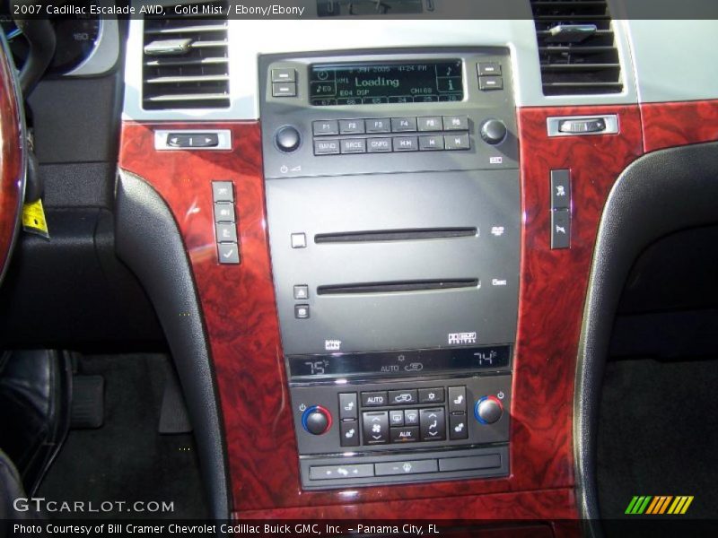 Gold Mist / Ebony/Ebony 2007 Cadillac Escalade AWD