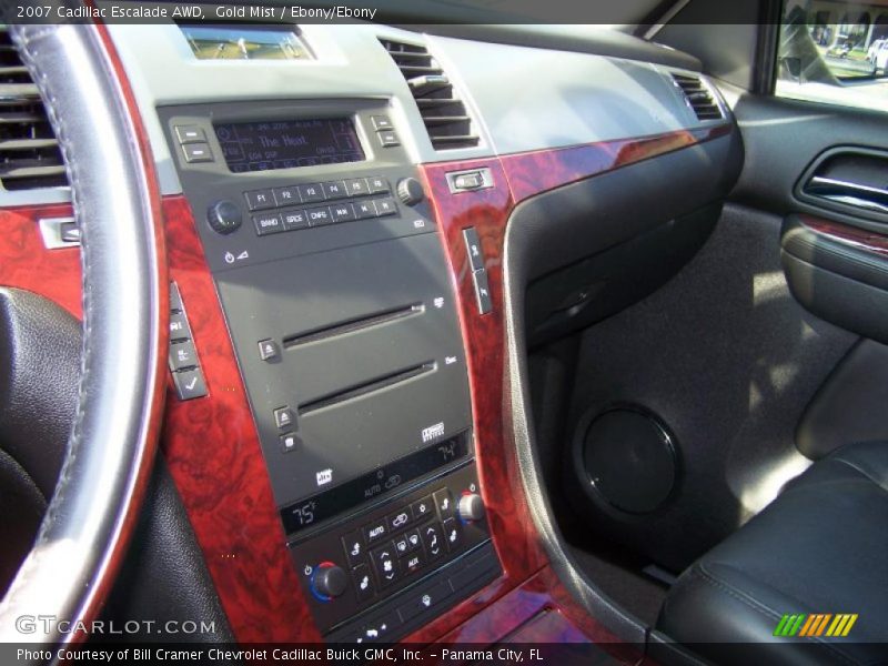 Gold Mist / Ebony/Ebony 2007 Cadillac Escalade AWD