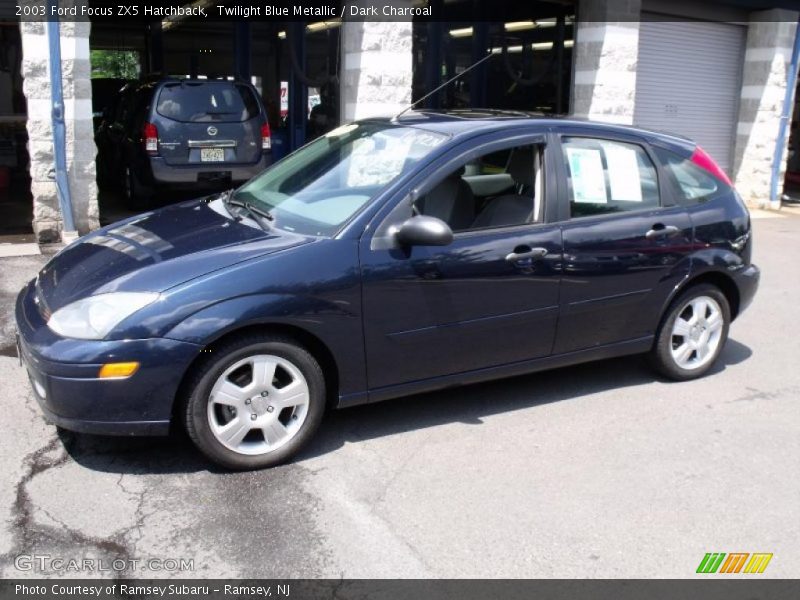 Twilight Blue Metallic / Dark Charcoal 2003 Ford Focus ZX5 Hatchback