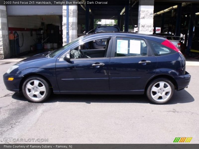 Twilight Blue Metallic / Dark Charcoal 2003 Ford Focus ZX5 Hatchback
