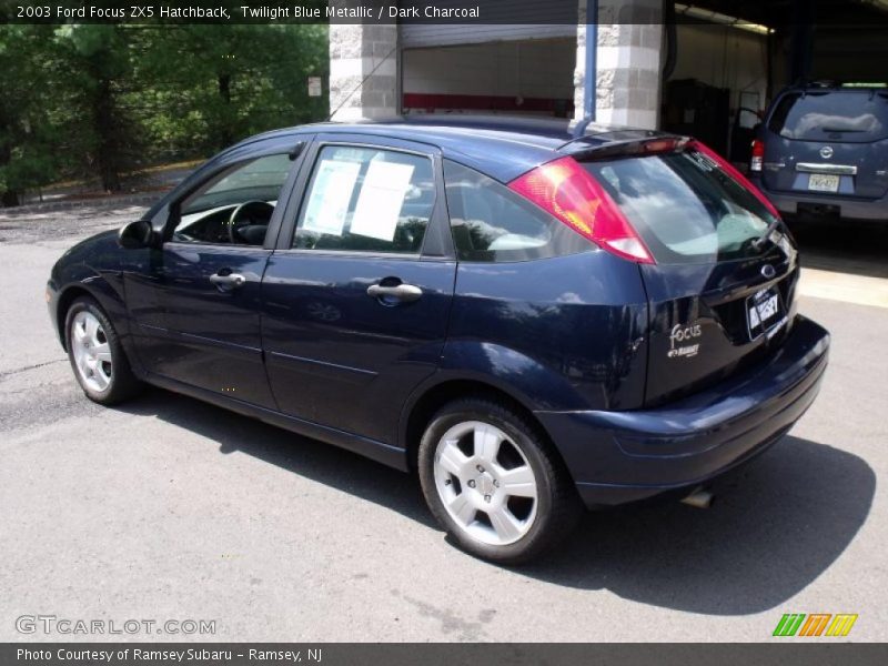Twilight Blue Metallic / Dark Charcoal 2003 Ford Focus ZX5 Hatchback