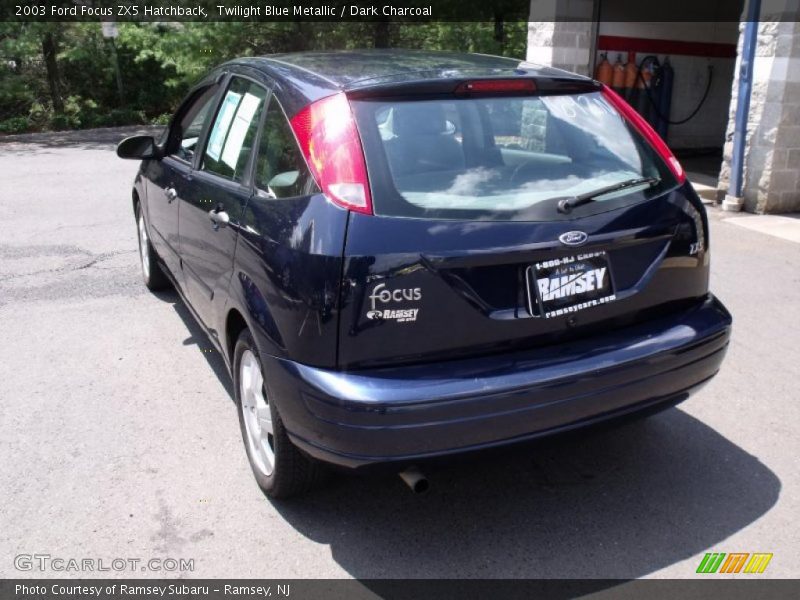 Twilight Blue Metallic / Dark Charcoal 2003 Ford Focus ZX5 Hatchback