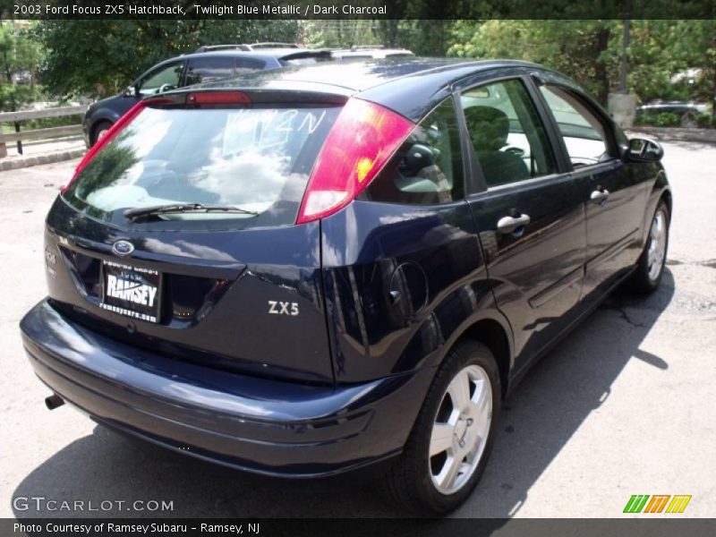 Twilight Blue Metallic / Dark Charcoal 2003 Ford Focus ZX5 Hatchback