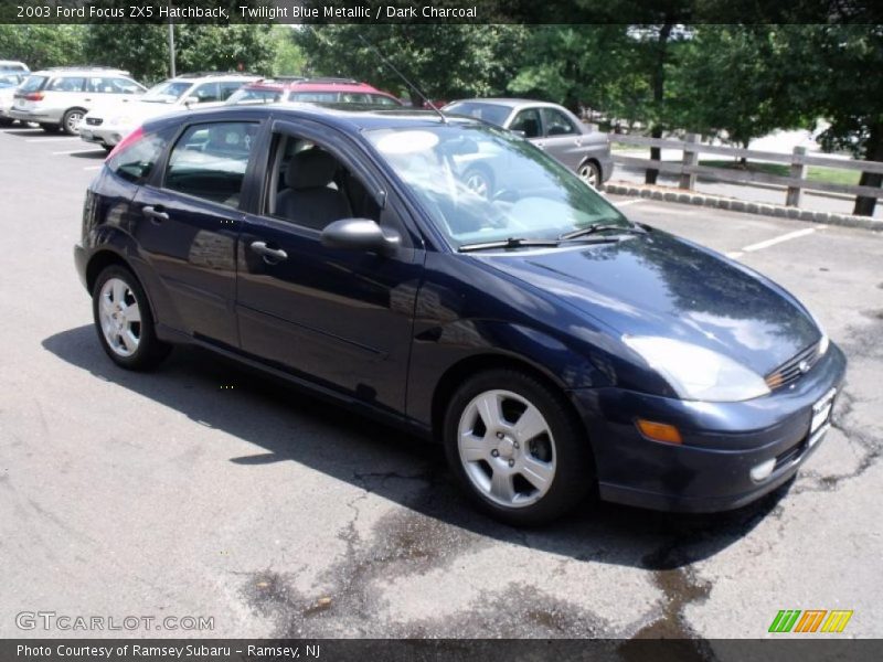 Twilight Blue Metallic / Dark Charcoal 2003 Ford Focus ZX5 Hatchback
