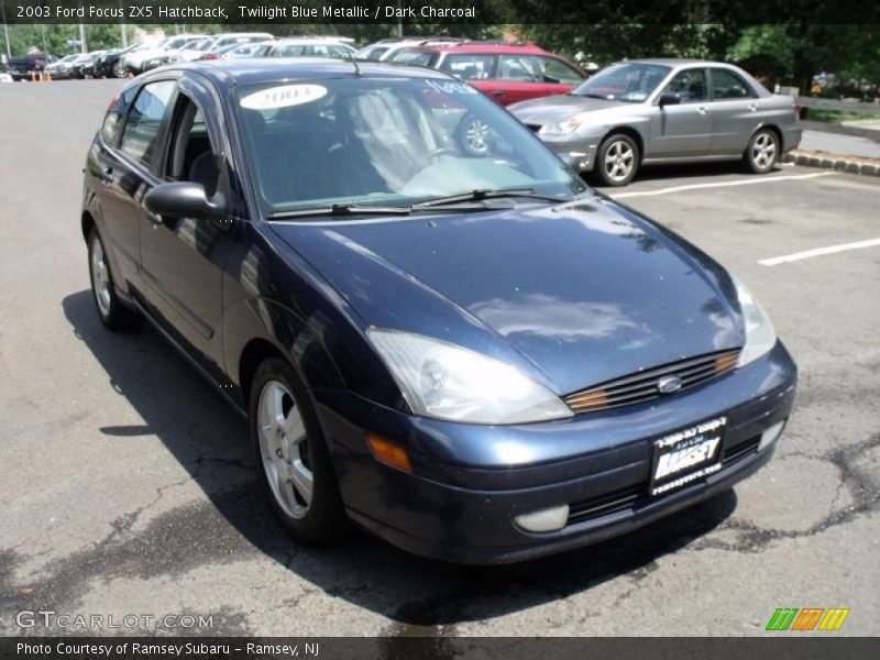 Twilight Blue Metallic / Dark Charcoal 2003 Ford Focus ZX5 Hatchback