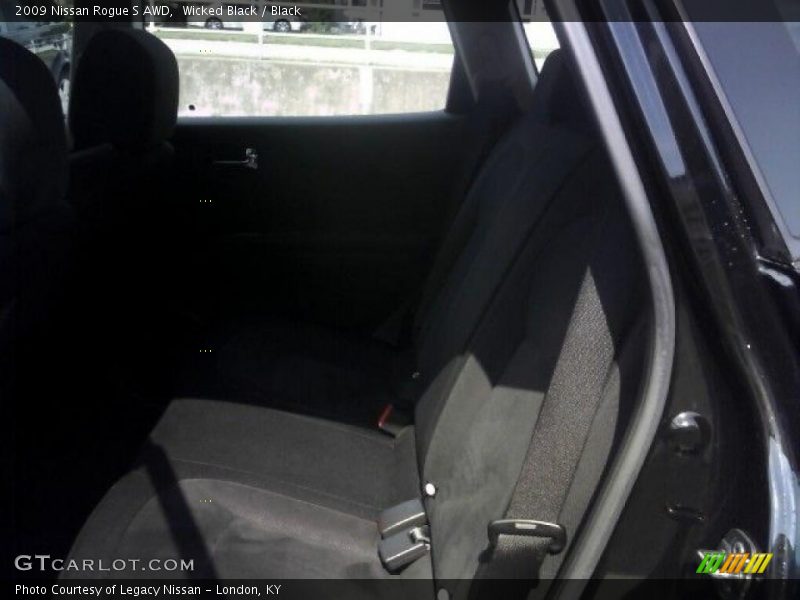 Wicked Black / Black 2009 Nissan Rogue S AWD