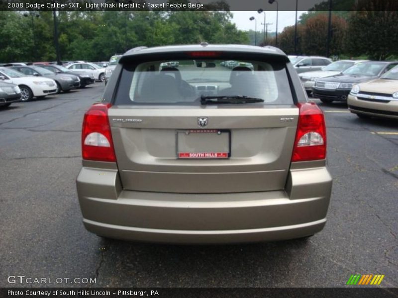 Light Khaki Metallic / Pastel Pebble Beige 2008 Dodge Caliber SXT