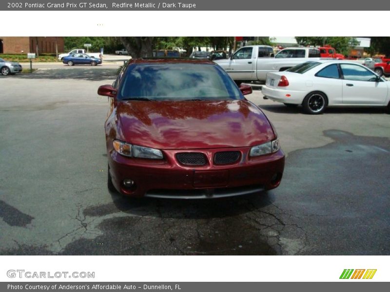 Redfire Metallic / Dark Taupe 2002 Pontiac Grand Prix GT Sedan