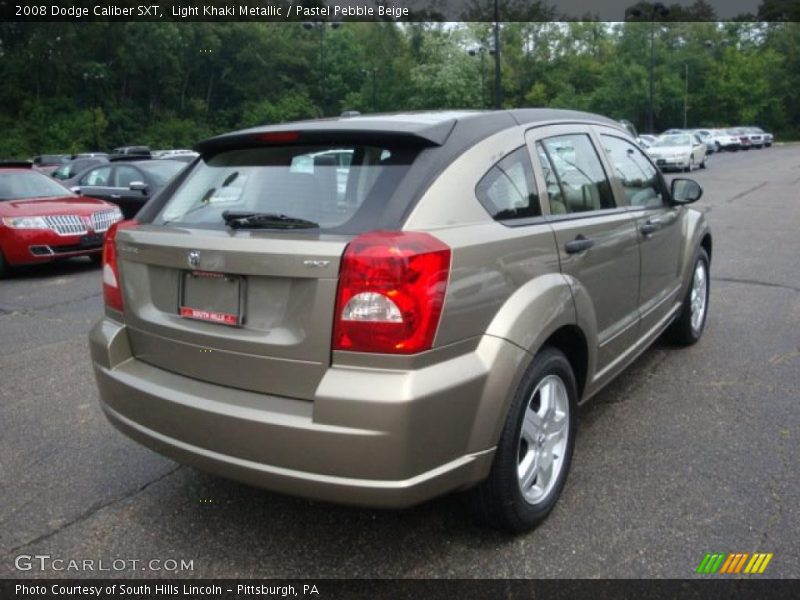 Light Khaki Metallic / Pastel Pebble Beige 2008 Dodge Caliber SXT