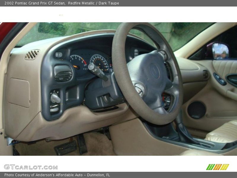 Redfire Metallic / Dark Taupe 2002 Pontiac Grand Prix GT Sedan