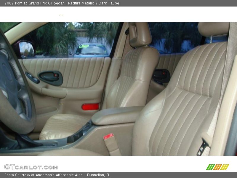 Redfire Metallic / Dark Taupe 2002 Pontiac Grand Prix GT Sedan