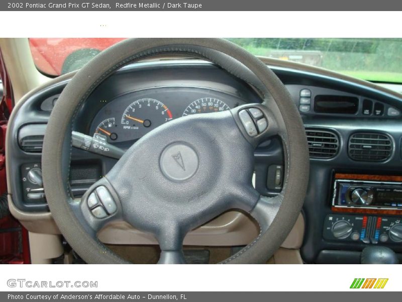 Redfire Metallic / Dark Taupe 2002 Pontiac Grand Prix GT Sedan