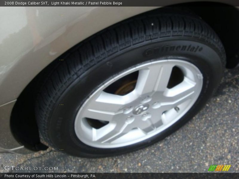Light Khaki Metallic / Pastel Pebble Beige 2008 Dodge Caliber SXT