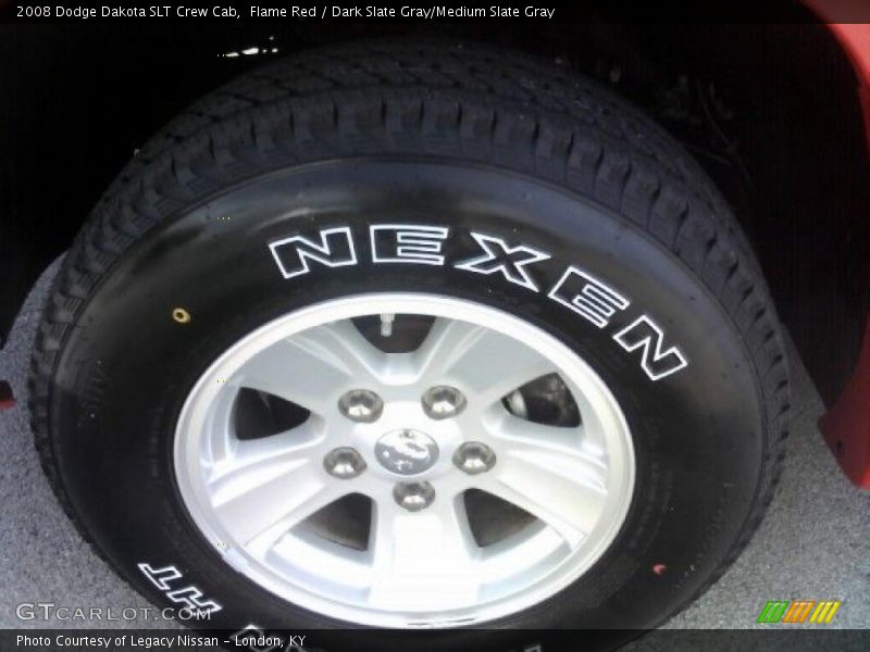 Flame Red / Dark Slate Gray/Medium Slate Gray 2008 Dodge Dakota SLT Crew Cab