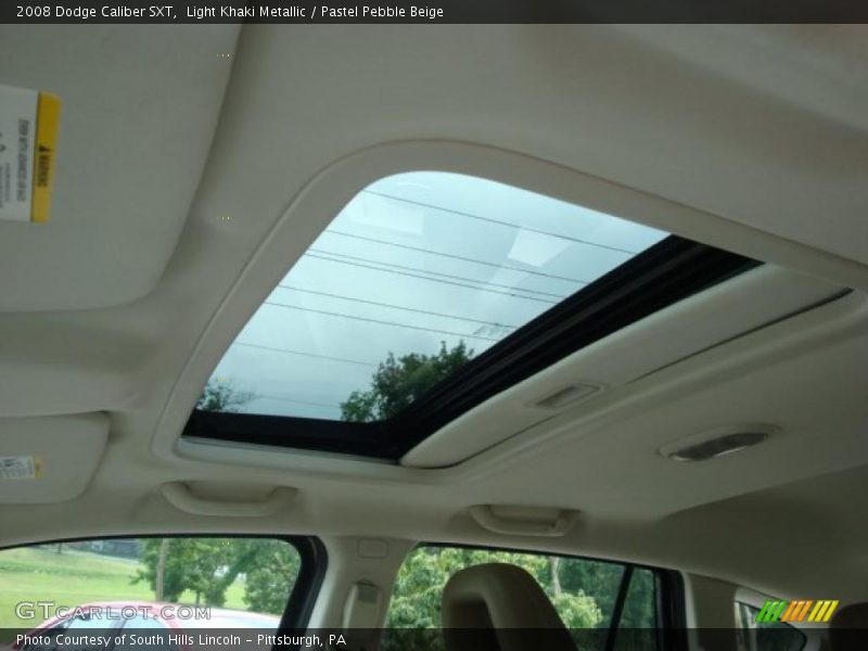 Light Khaki Metallic / Pastel Pebble Beige 2008 Dodge Caliber SXT