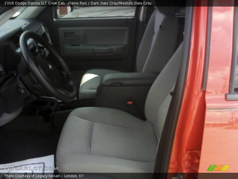 Flame Red / Dark Slate Gray/Medium Slate Gray 2008 Dodge Dakota SLT Crew Cab