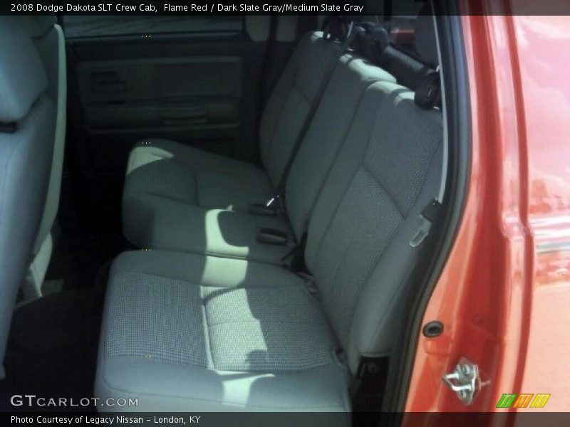 Flame Red / Dark Slate Gray/Medium Slate Gray 2008 Dodge Dakota SLT Crew Cab