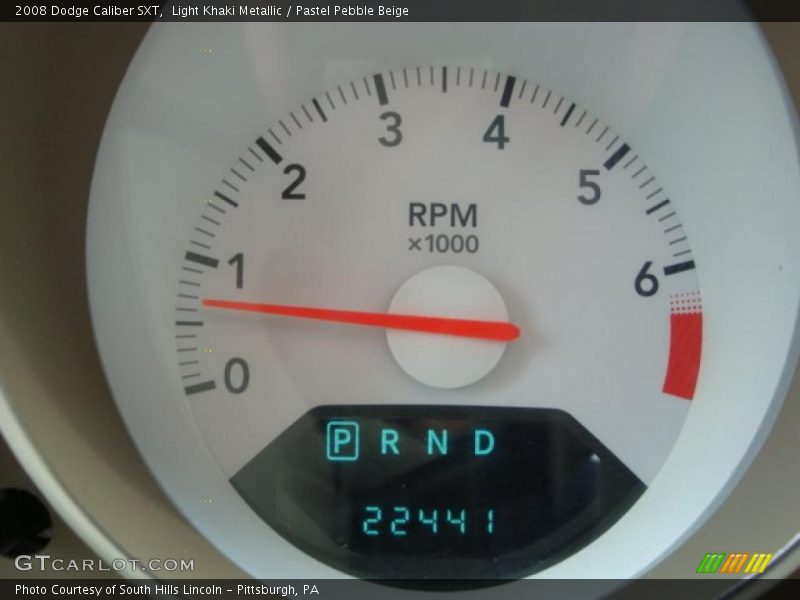 Light Khaki Metallic / Pastel Pebble Beige 2008 Dodge Caliber SXT