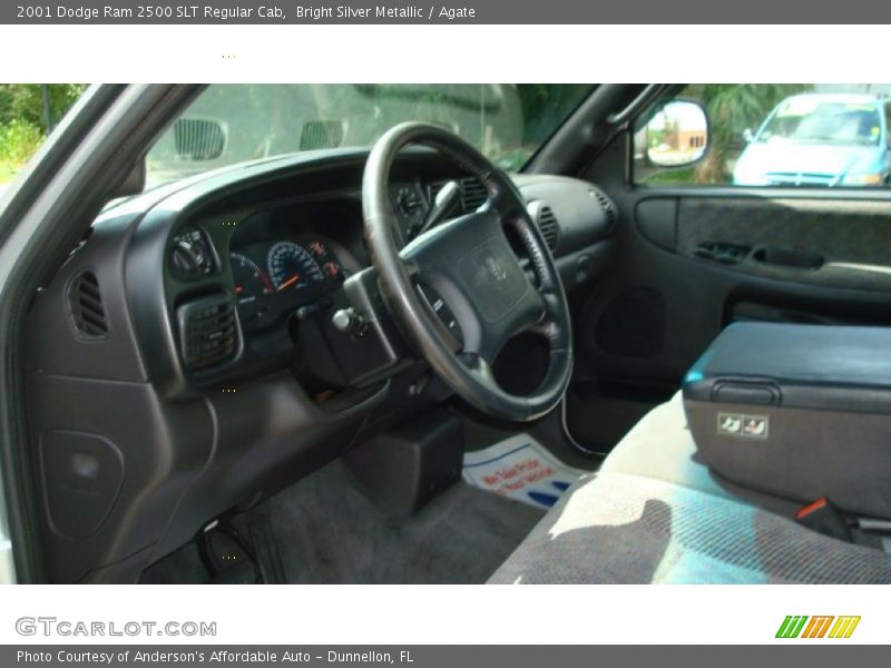 Bright Silver Metallic / Agate 2001 Dodge Ram 2500 SLT Regular Cab