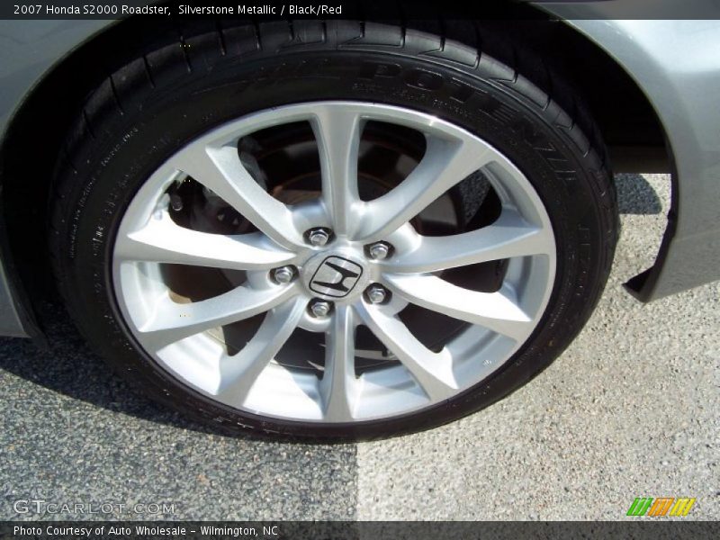 Silverstone Metallic / Black/Red 2007 Honda S2000 Roadster