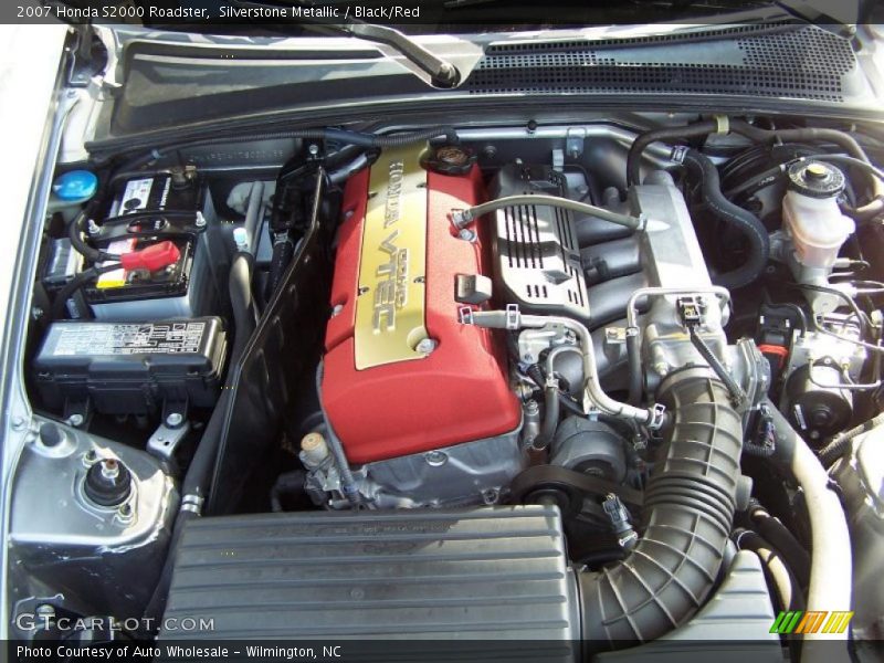 Silverstone Metallic / Black/Red 2007 Honda S2000 Roadster