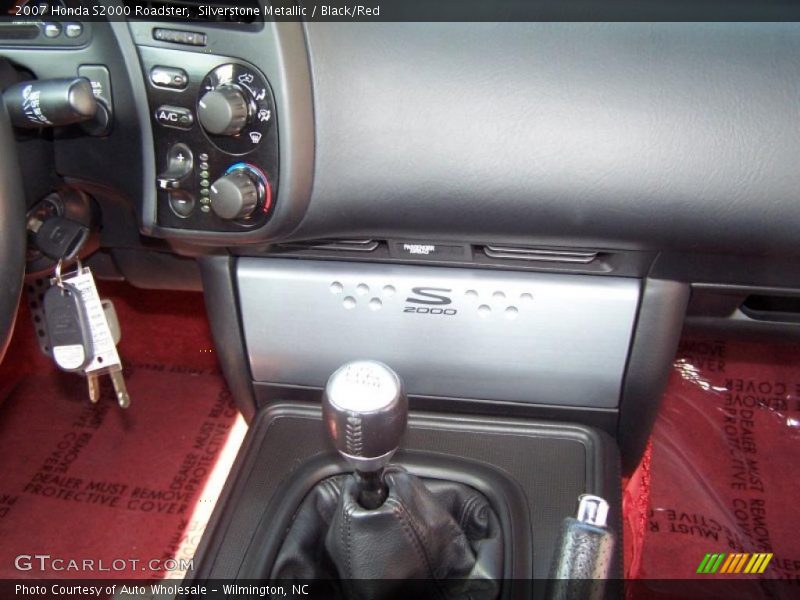 Silverstone Metallic / Black/Red 2007 Honda S2000 Roadster