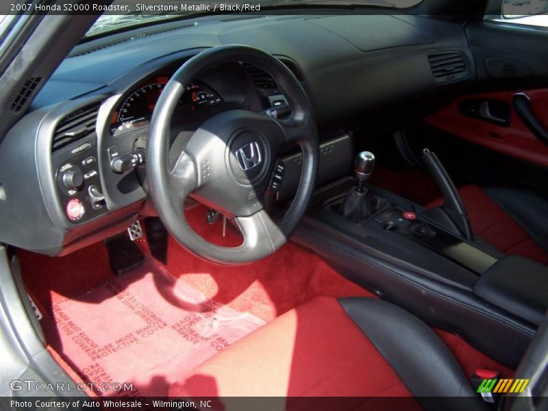 Silverstone Metallic / Black/Red 2007 Honda S2000 Roadster