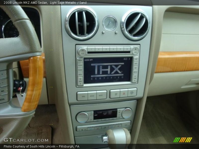 Light Sage Metallic / Sand 2008 Lincoln MKZ AWD Sedan